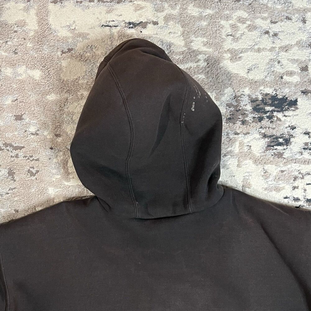 Carhartt Hoodie J149 BLK Men XLT Thermal Lined Full Zip Sweatshirt Jacket Faded - Picture 14 of 14